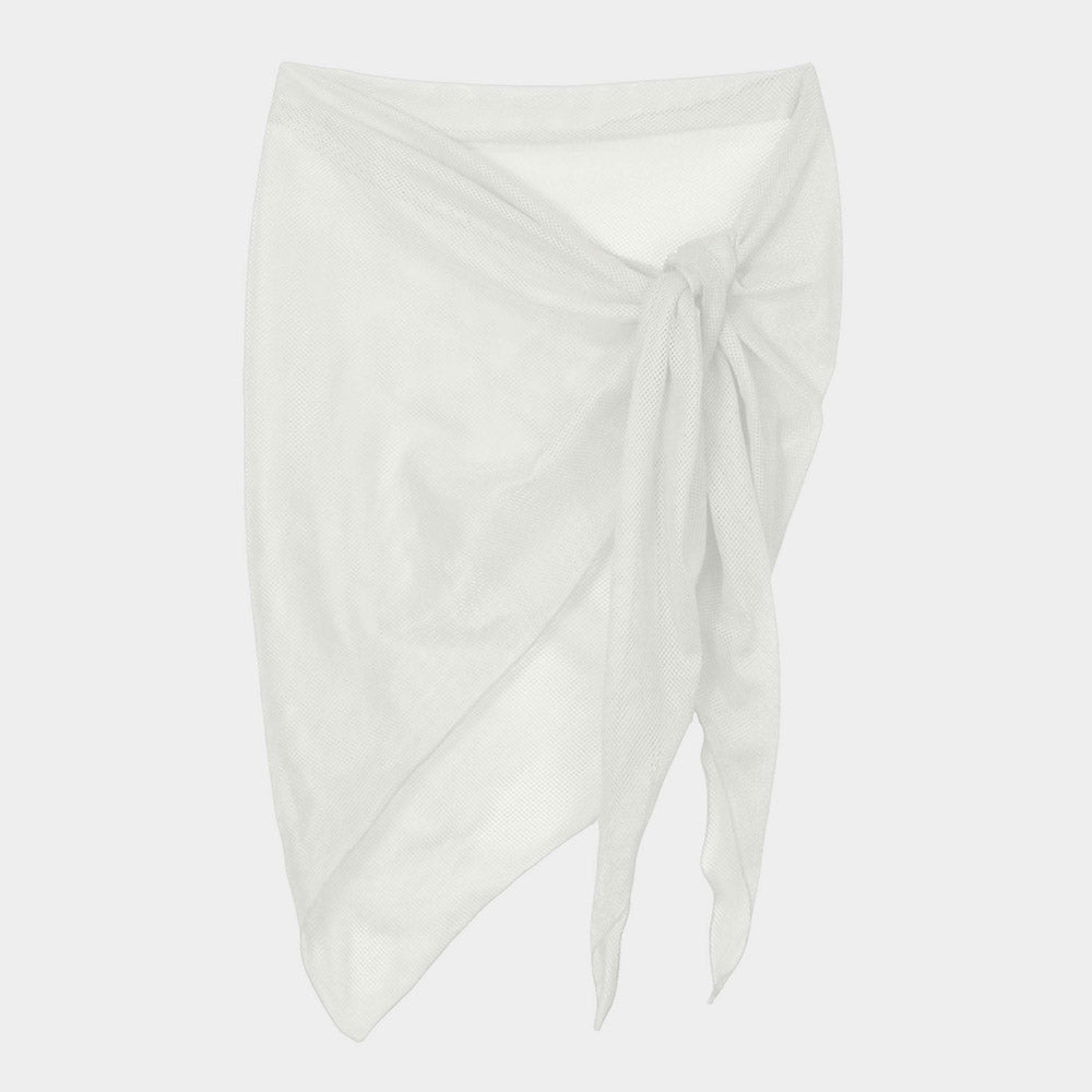 White Netted Sarong